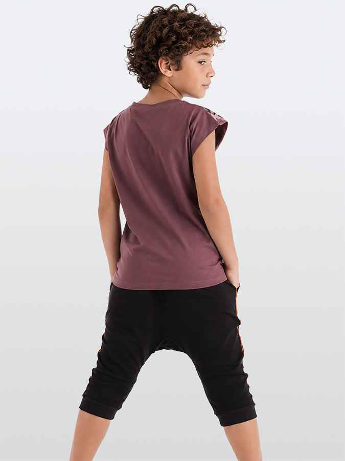 Monster Shark Erkek Çocuk T-shirt Kapri Şort Takım - 2
