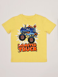 Monster Truck Boy T-shirt - Thumbnail
