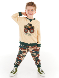 Monster Truck Boy Tracksuit - Denokids