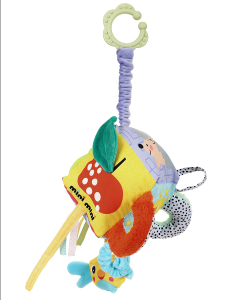 Montessori Bebek Gelişim Küpü Çıngıraklı Dişlikli ve Dokulu Duyusal Oyuncak - Mini Mini