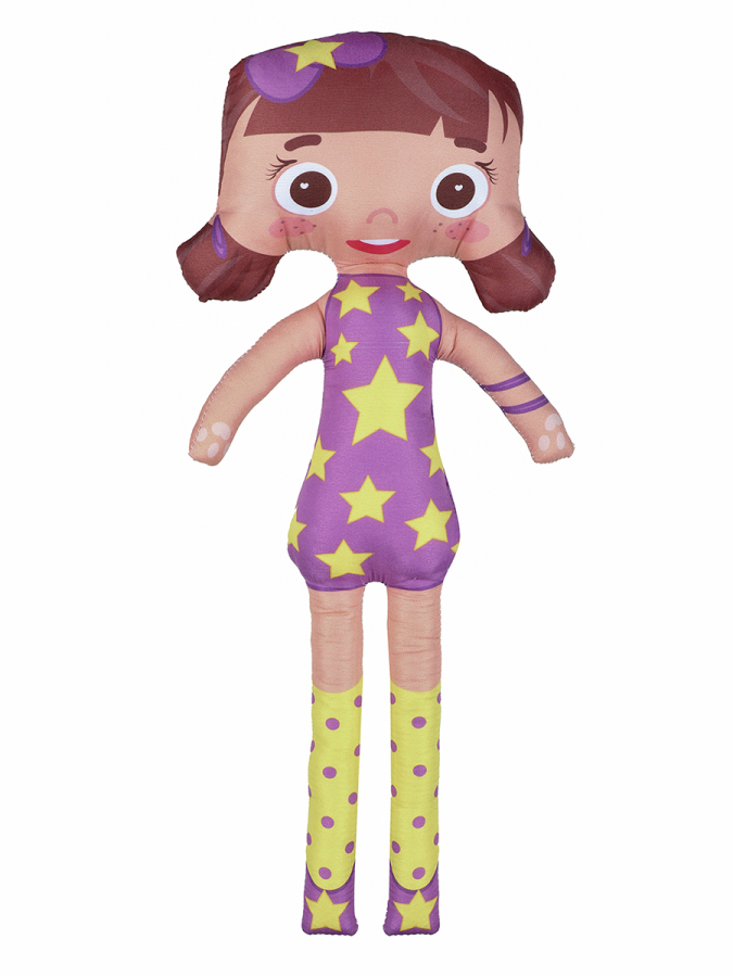 Mor Kız Bebek Oyuncak - 1