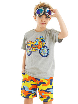 Moto Camo Boy T-shirt&Shorts Set