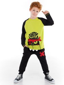 Mr Tooth Boy T-shirt&Pants Set - Denokids