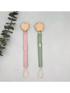 Müslin Emzik Askısı 2li Set Roza-Mint - Zuppers