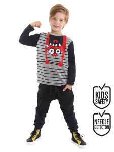 Naughty Monster Boy T-shirt&Pants Set - Denokids