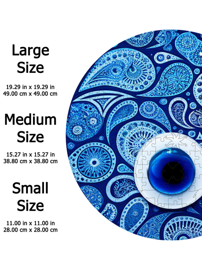 Nazar Boncuğu - 39 Cm X 39 Cm, Yapboz - 4