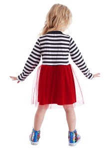 New Year Chic Girl Red Tulle Dress - 2