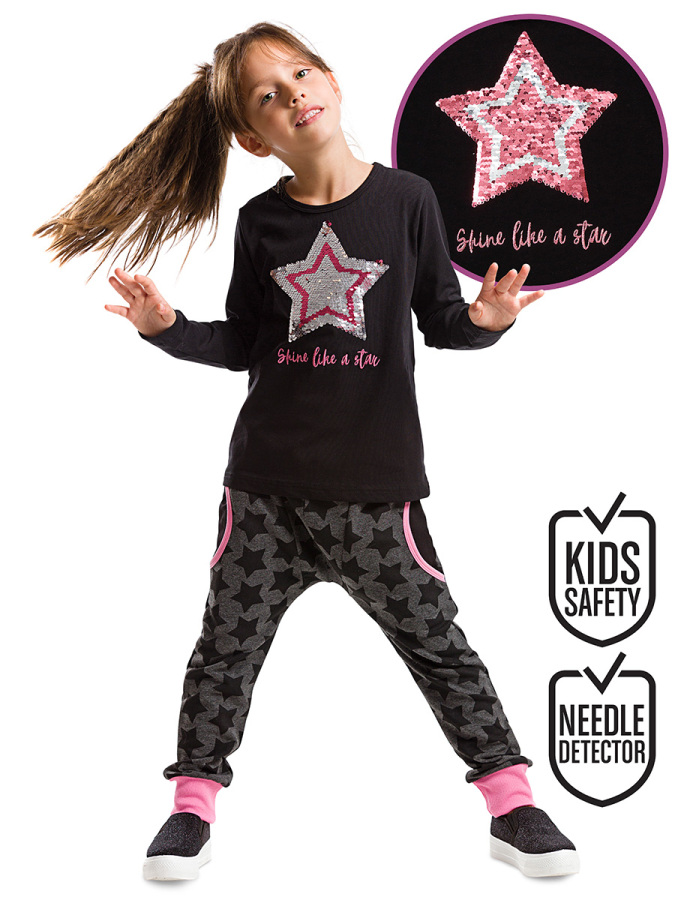 Interactive Star Sweat-Pants Set - 1