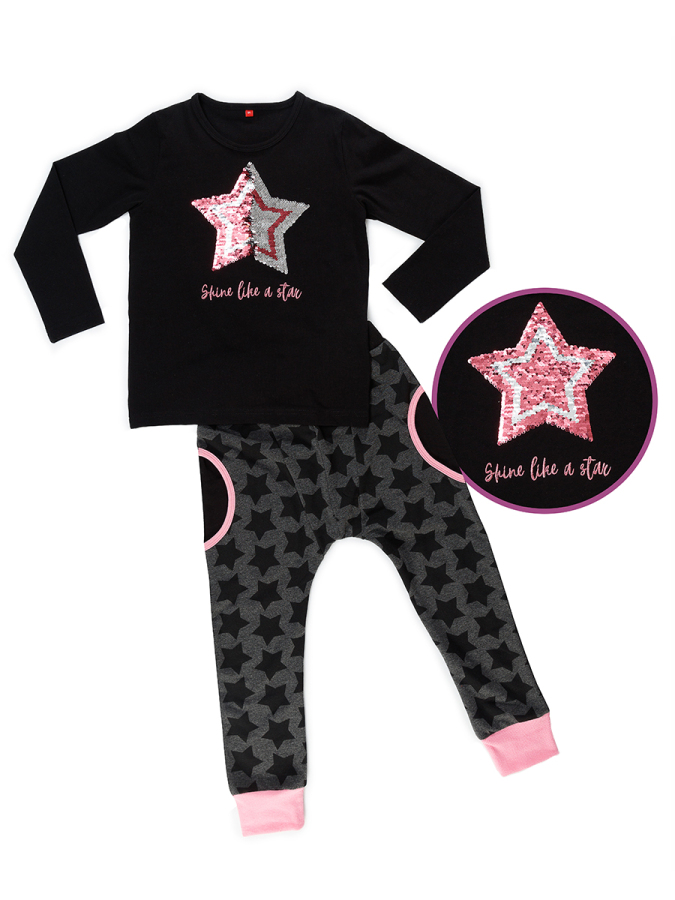 Interactive Star Sweat-Pants Set - 3