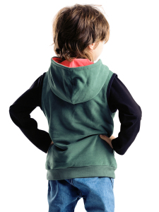 Obur Kapüşonlu Kanguru Cepli Erkek Çocuk Sweatshirt - 2