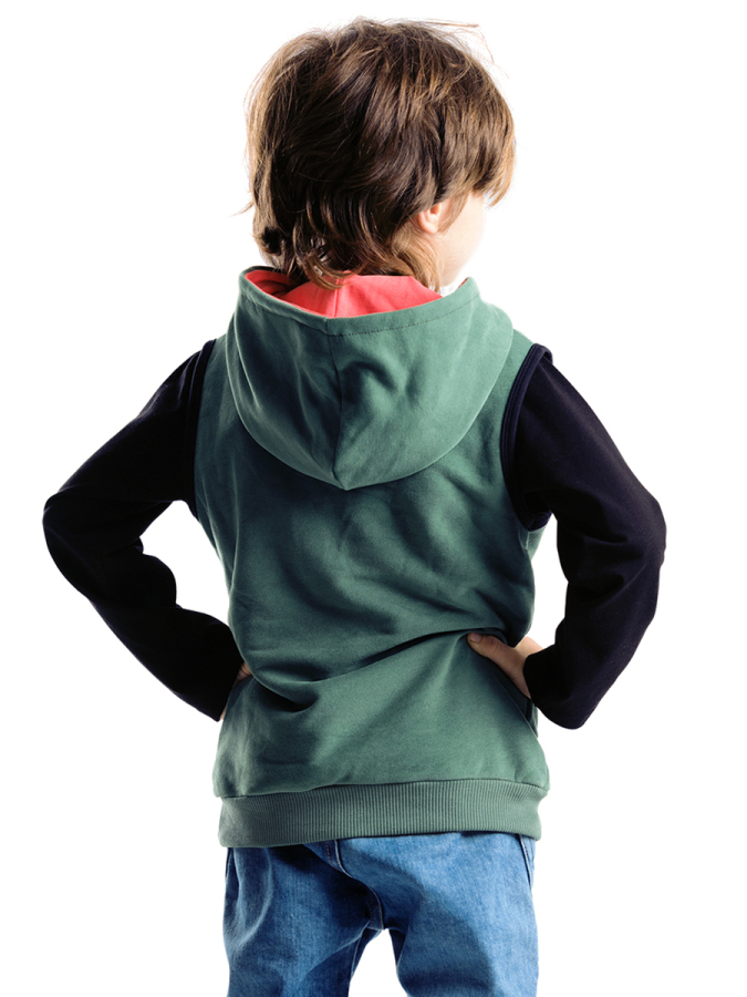 Obur Kapüşonlu Kanguru Cepli Erkek Çocuk Sweatshirt - 2