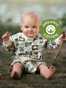 Okyanus Desen Sweatshirt - Antebies