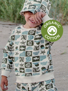 Okyanus Deseni Sweatshirt - Antebies