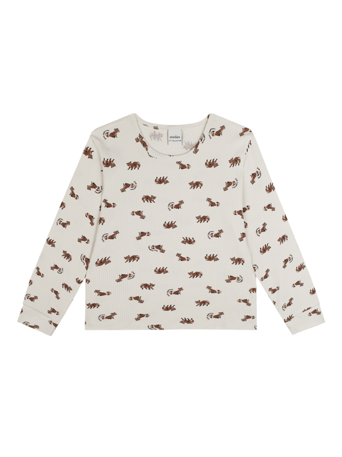 Organik Bej Erkek Çocuk Pijama Takımı - 2