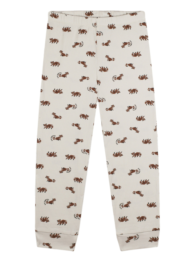 Organik Bej Erkek Çocuk Pijama Takımı - 3