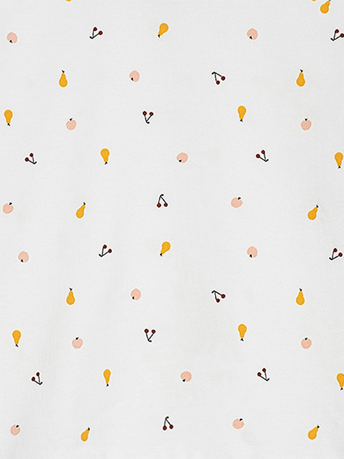 Organik Beyaz Kız Bebek Sweatshirt - 2