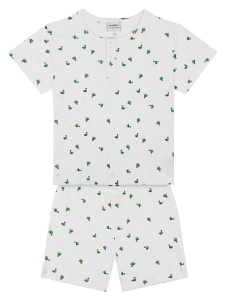 Organik Beyaz Minik Ördek Erkek Çocuk Pijama Takım - 2
