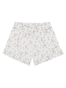 Organik Beyaz Sevimli Tavşan Kız Pijama Takımı - 7