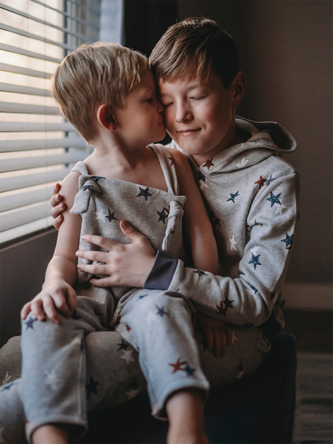 Organik Gri Polarlı Erkek Bebek Salopet - 3