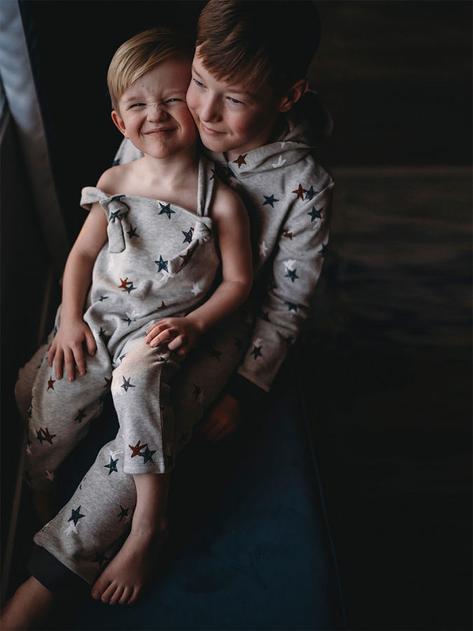 Organik Gri Polarlı Erkek Bebek Salopet - 4