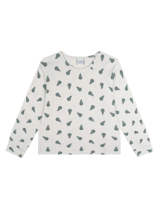 Organik Gri Yeşil Erkek Çocuk Pijama Takımı - 2