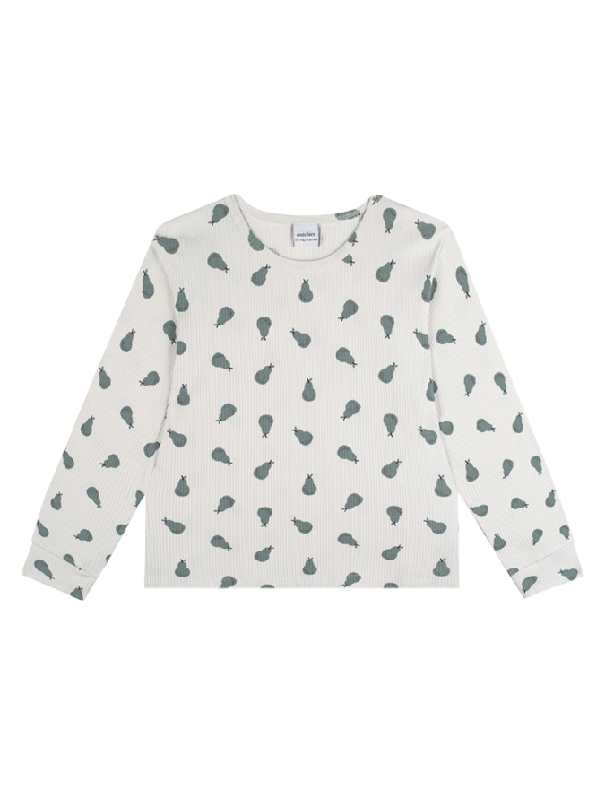 Organik Gri Yeşil Erkek Çocuk Pijama Takımı - 2