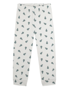 Organik Gri Yeşil Erkek Çocuk Pijama Takımı - 3