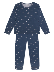 Organik Lacivert Kutup Ayısı Erkek Çocuk Pijama Takımı - 2