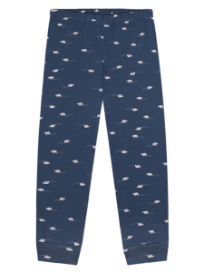 Organik Lacivert Kutup Ayısı Erkek Çocuk Pijama Takımı - 4