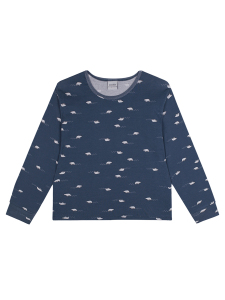 Organik Lacivert Kutup Ayısı Erkek Çocuk Pijama Takımı - 3