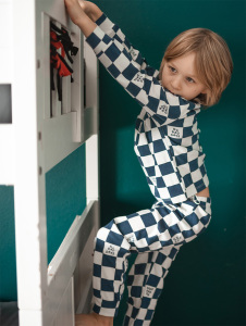 Organik Lacivert No Bad Days Erkek Çocuk Pijama Takımı - 6