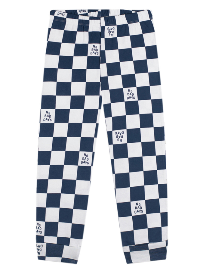 Organik Lacivert No Bad Days Erkek Çocuk Pijama Takımı - 3