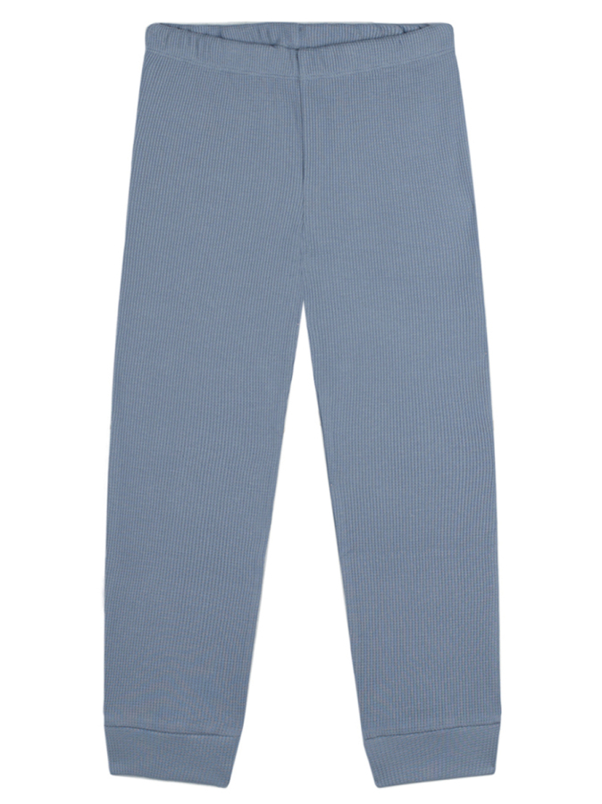 Organik Mavi Erkek Çocuk Pijama Takımı - 3