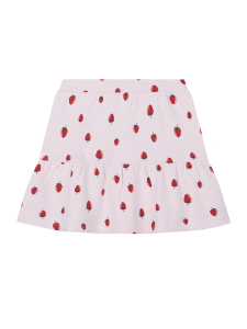 Organik Pembe Polarlı Kız Çocuk Etek - Antebies