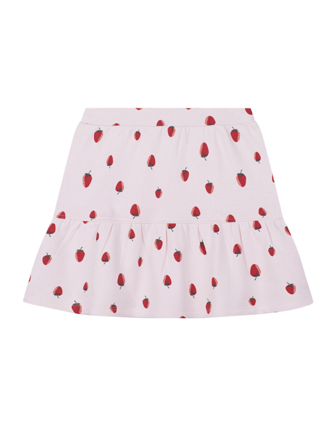 Organik Pembe Polarlı Kız Çocuk Etek - 1