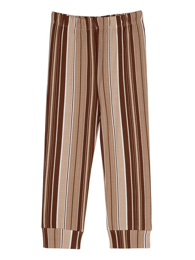 Organik Pembe Uzun Kollu Kız Çocuk Pijama Takımı - 4