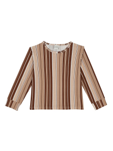 Organik Pembe Uzun Kollu Kız Çocuk Pijama Takımı - 3