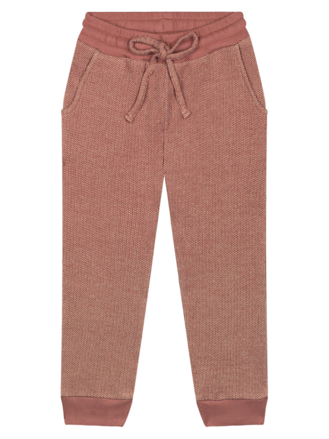 Organik Turuncu Kapüşonlu Kız Çocuk Eşofman Takımı - 4