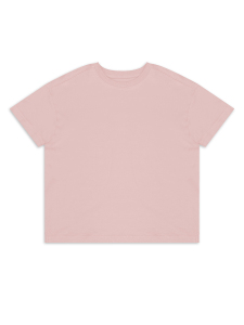 Pembe Oversize T-shirt Şort Takım Kız Çocuk %100 Pamuk - 7