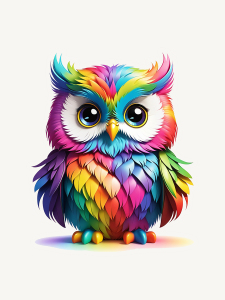 Owl (Baykus), 14 Parça Ahşap Puzzle, Bul Tak - 2
