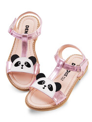 Panda Kız Çocuk Sandalet - Thumbnail