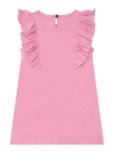 Panda Ruffled Pink Girl Dress - 5