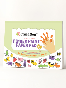 Parmak Boya Resim Defteri - Finger Paper Pad - Childgen