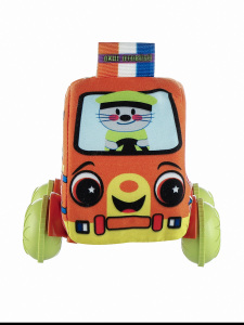 Peluş Okul Otobüsü Bebek Oyuncağı - 2