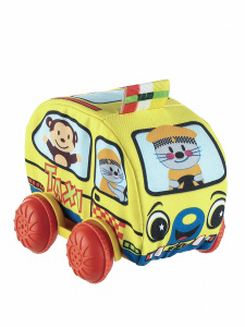 Peluş Sarı Taksi Bebek Oyuncağı Araba - 2