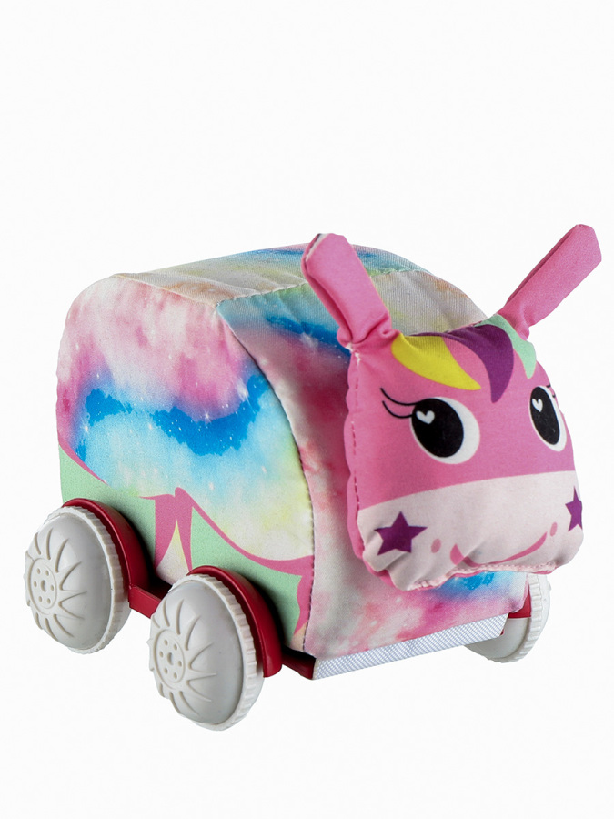 Peluş Unicorn Bebek Oyuncağı Araba - 1