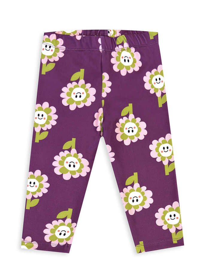 Kız Çocuk Takım Çiçekli T-shirt Tayt İlkbahar Yaz 3-10 Yaş - 9