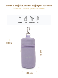 Pembe MilkMate Biberon ve Anne Sütü Taşıma Çantası - 2