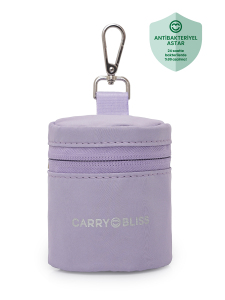 Pembe PaciPal Astarlı Emzik Saklama Çantası - Carry Bliss