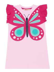 Pink Butterfly Dress - 2